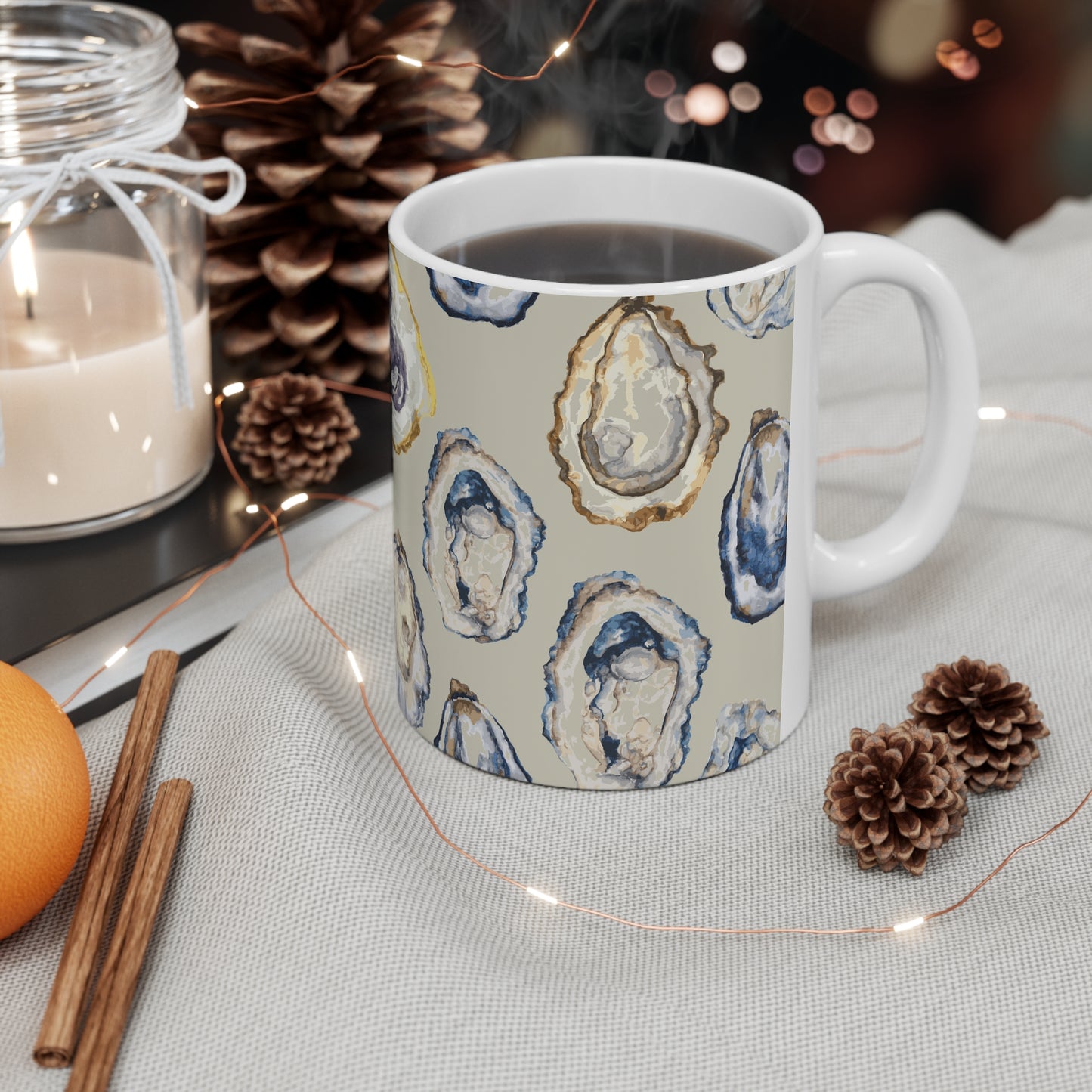 Oyster Ceramic Mug 11oz
