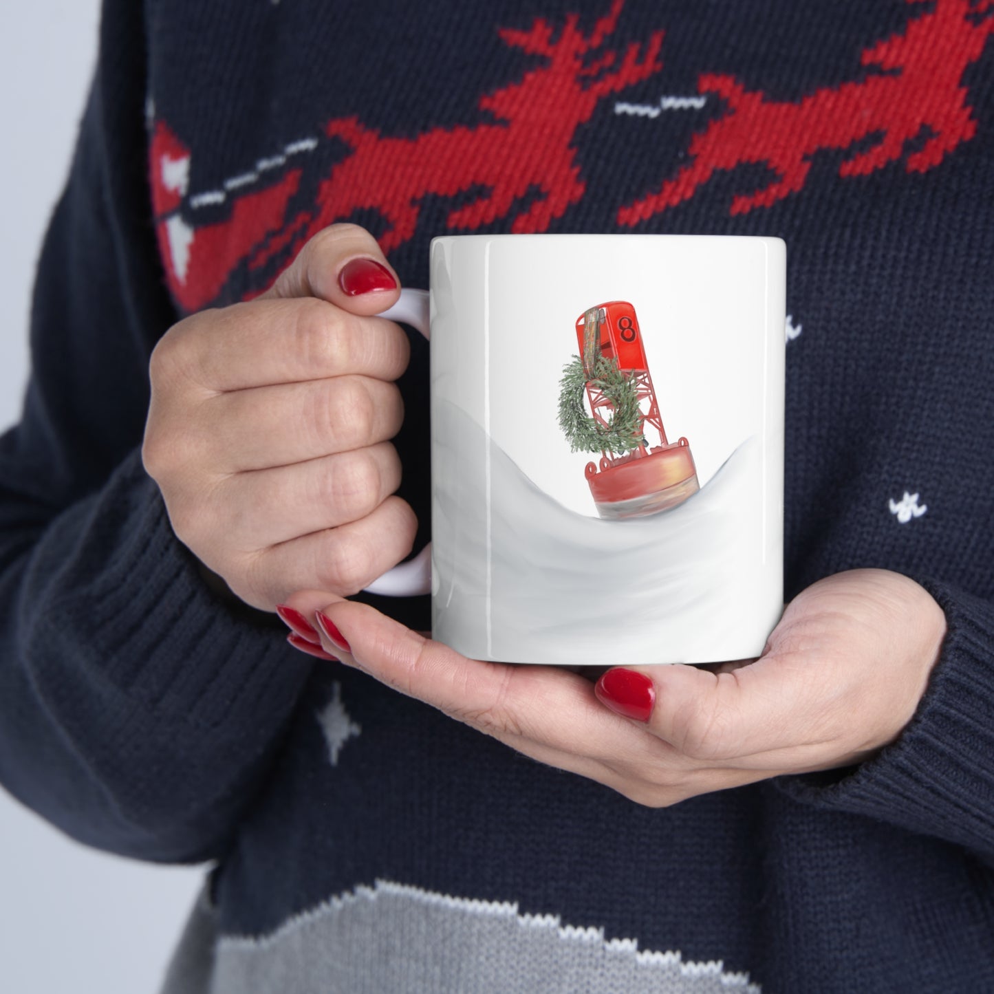 Buoy at Sea Ceramic Mug 11oz