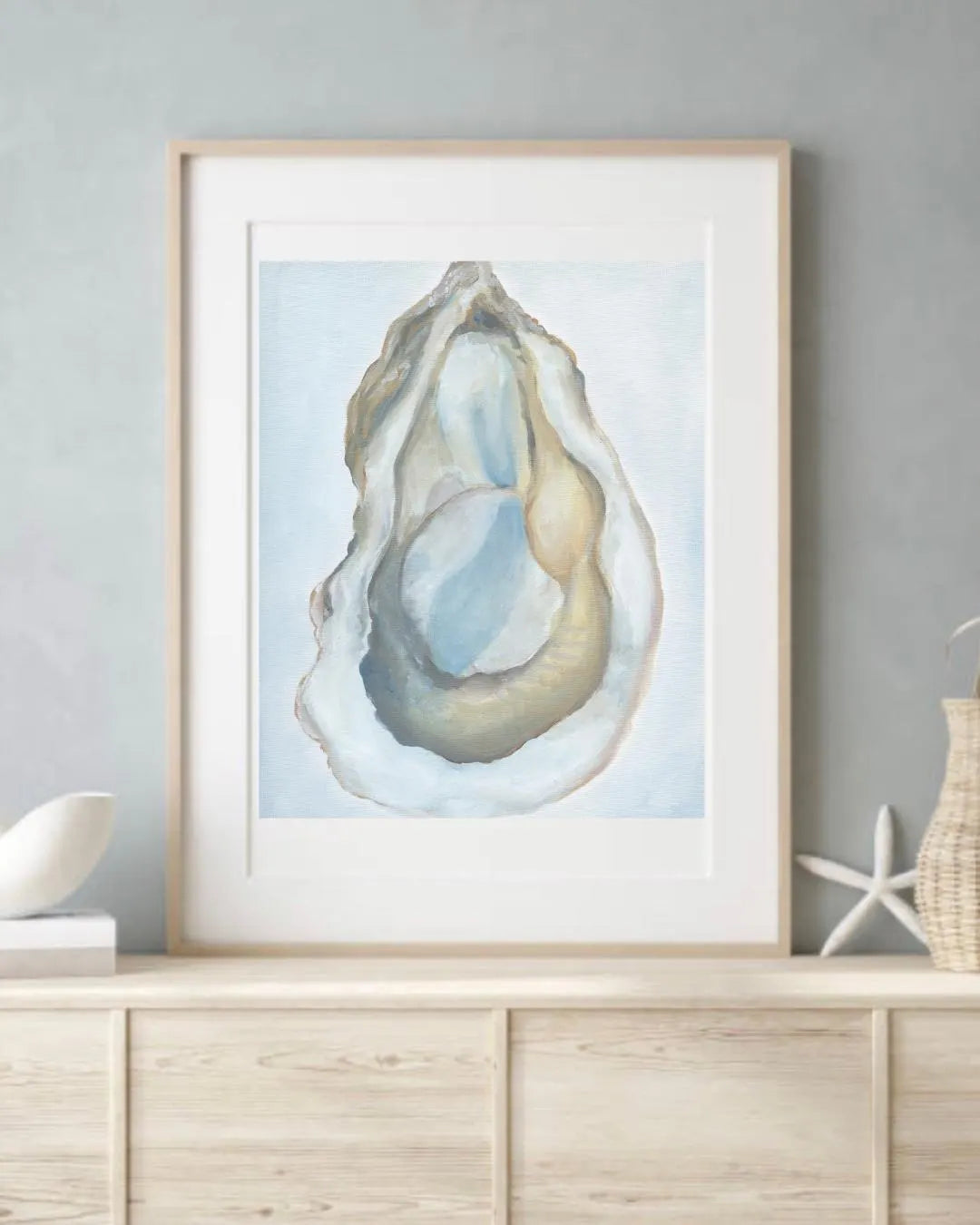 Oyster Triptych — Set of 3 Coastal Oyster Art Prints | Oil Painting | Melissa Dayton