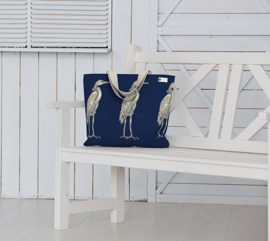 NAVY EGRET BAG