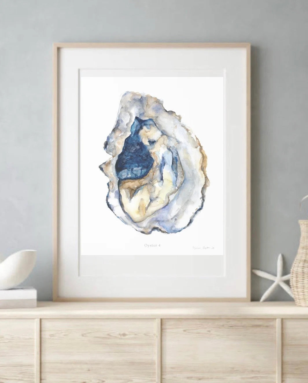 The Oyster Series — Set of 6 Coastal Watercolor Prints | Melissa Dayton| Unframed