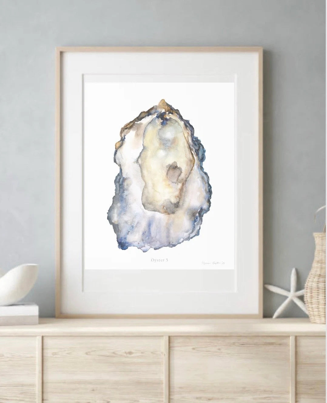 The Oyster Series — Set of 6 Coastal Watercolor Prints | Melissa Dayton| Unframed