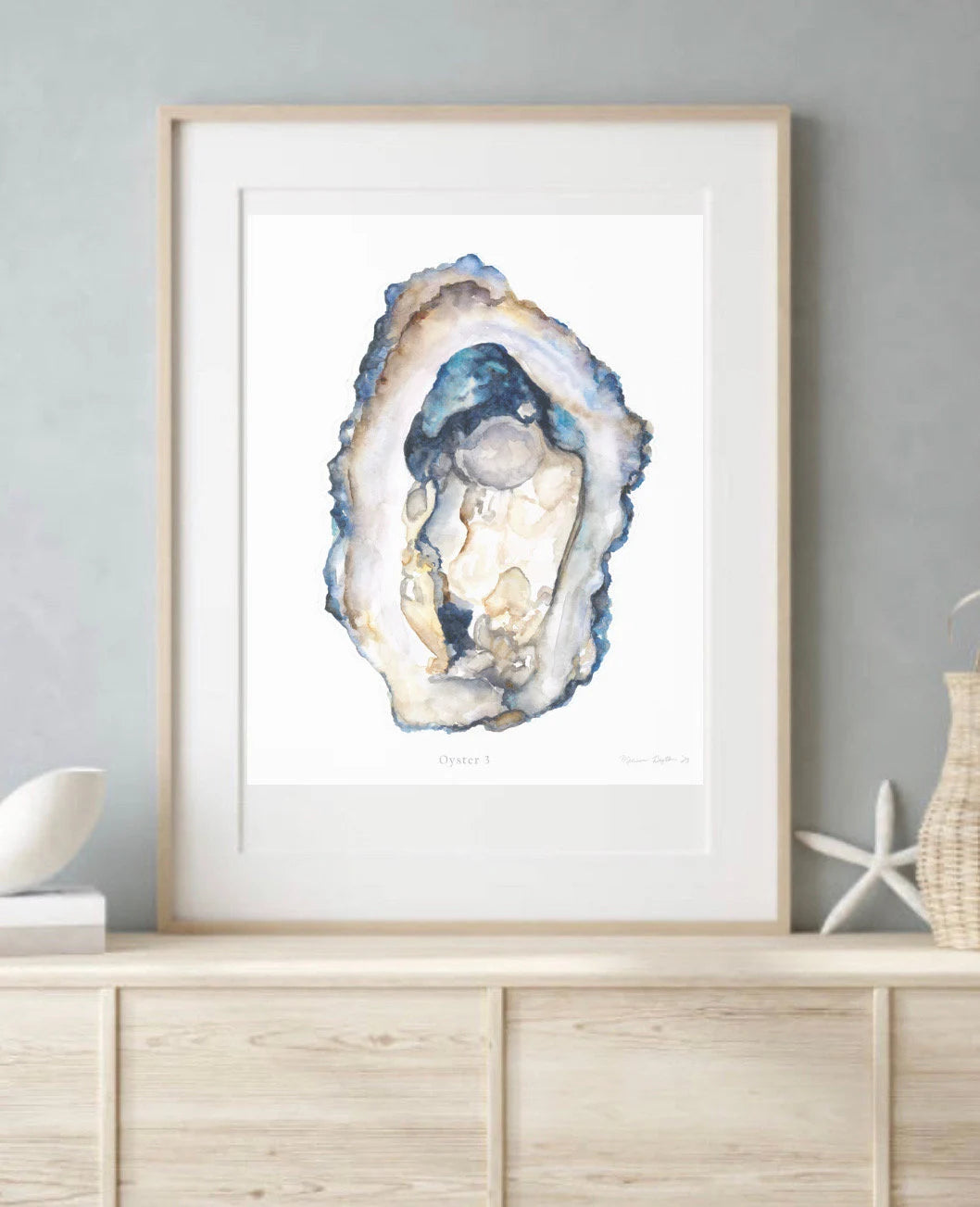 The Oyster Series — Set of 6 Coastal Watercolor Prints | Melissa Dayton| Unframed