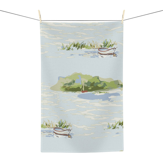 Row Row Your Boat Soft Tea Towel