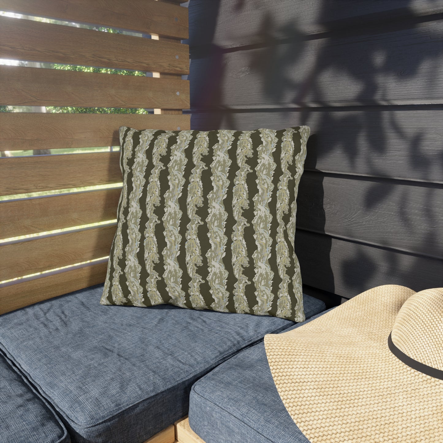 Sea Weed Stripe Outdoor Pillows