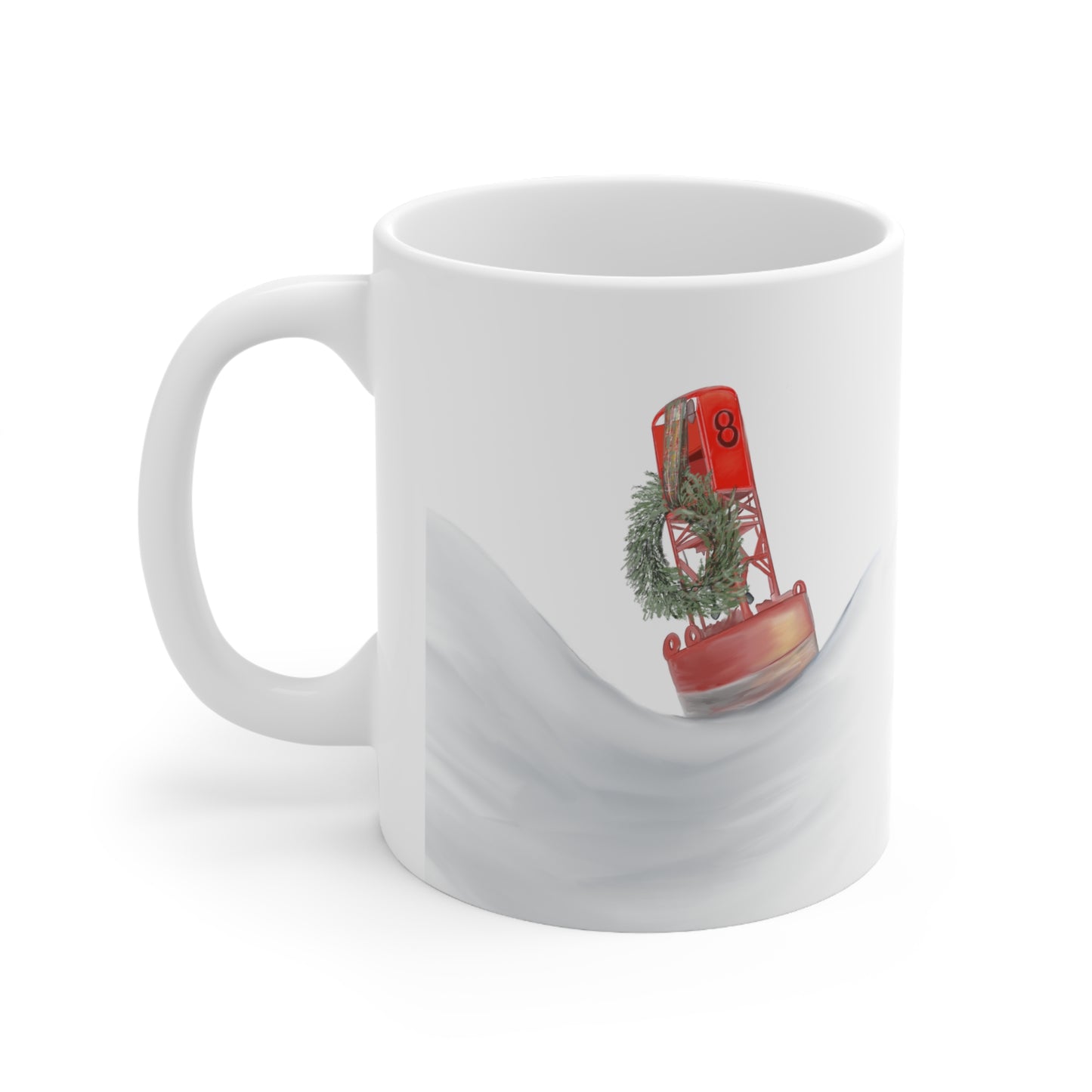 Buoy at Sea Ceramic Mug 11oz