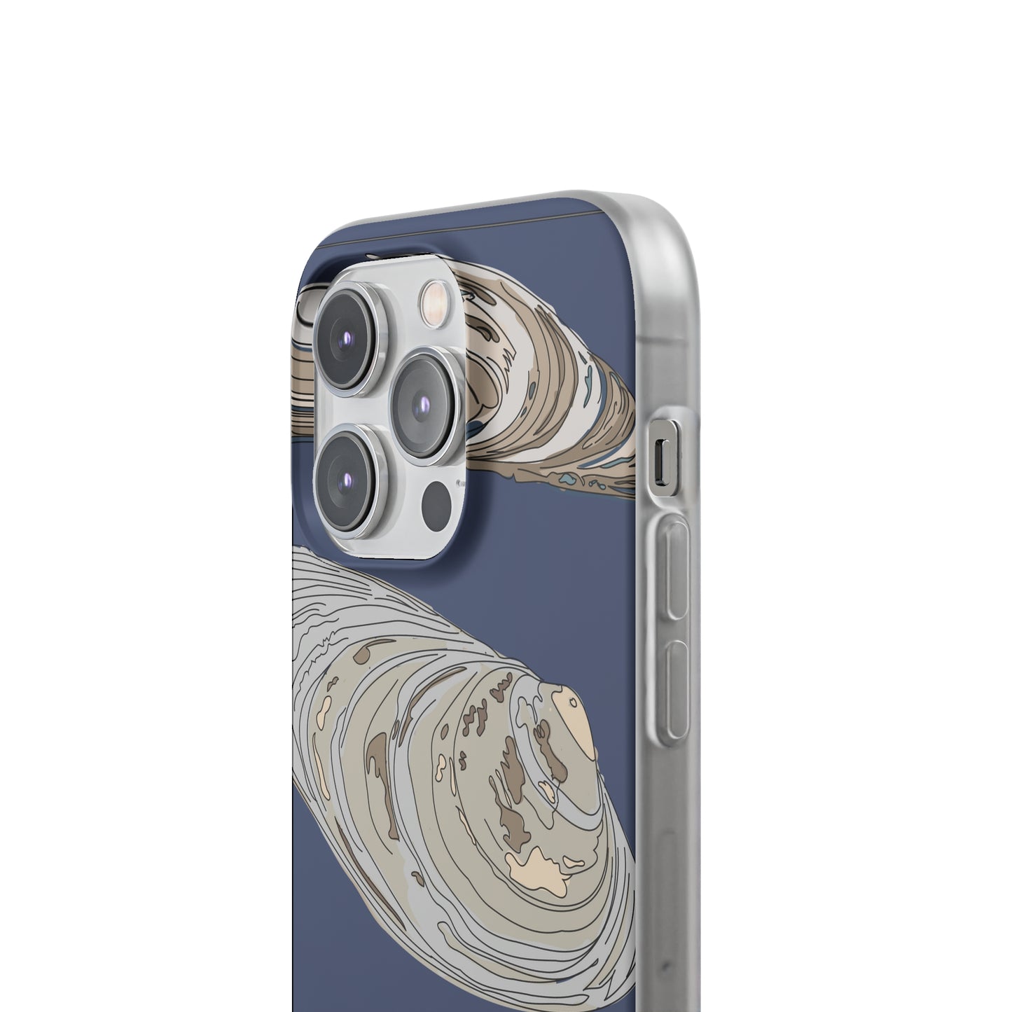 Clams in Blue Flexi Cases