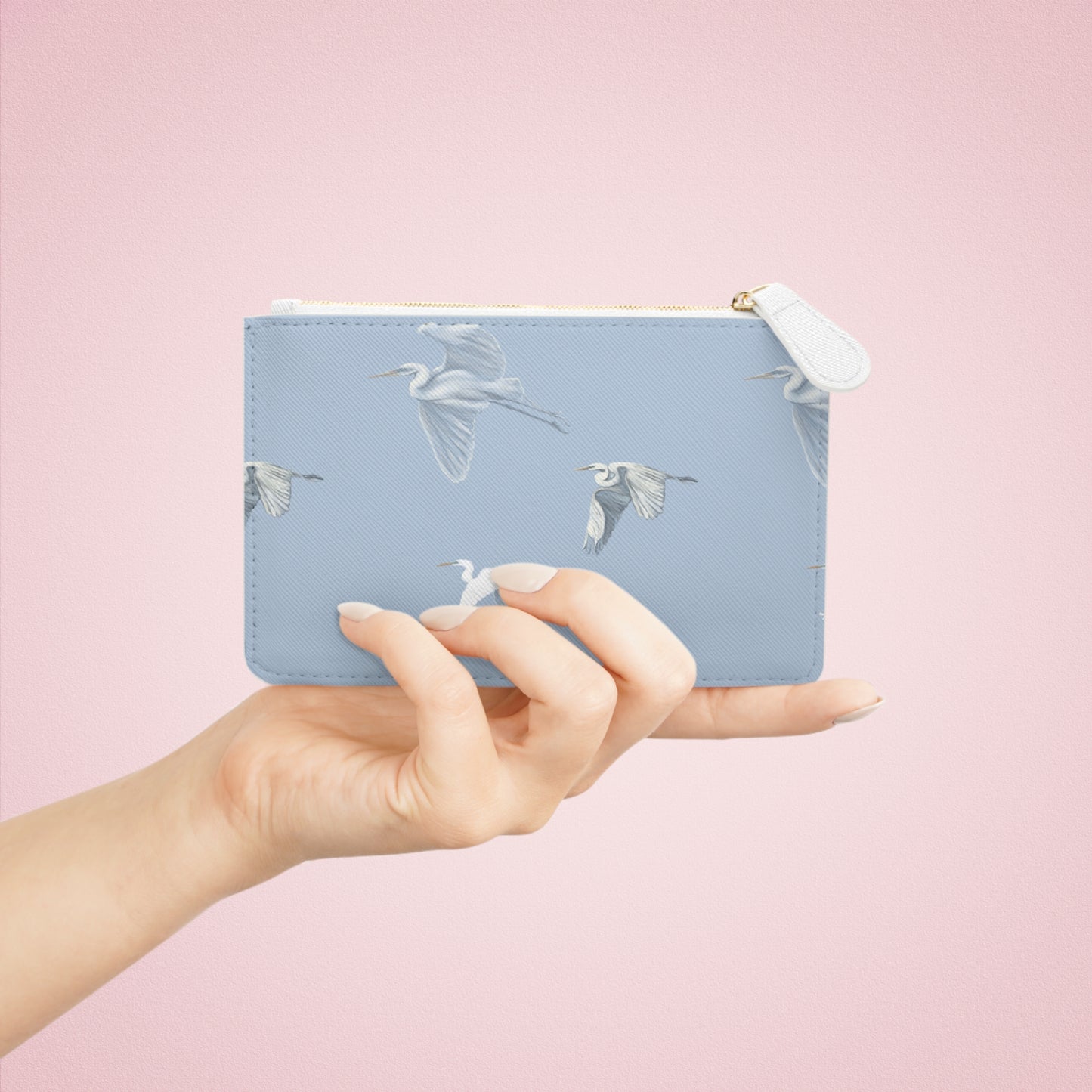 Flying Egret Mini Clutch Bag