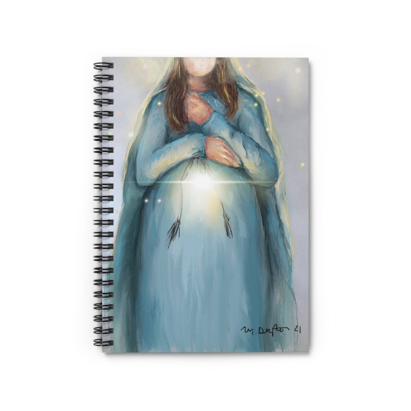 Threshold of Hope advent/christmas Spiral Notebook - Ruled Line