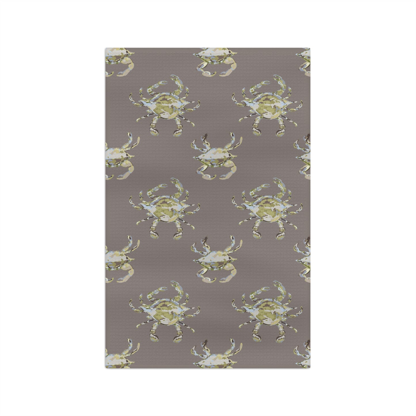 Crabbies in Mocha Soft Tea Towel