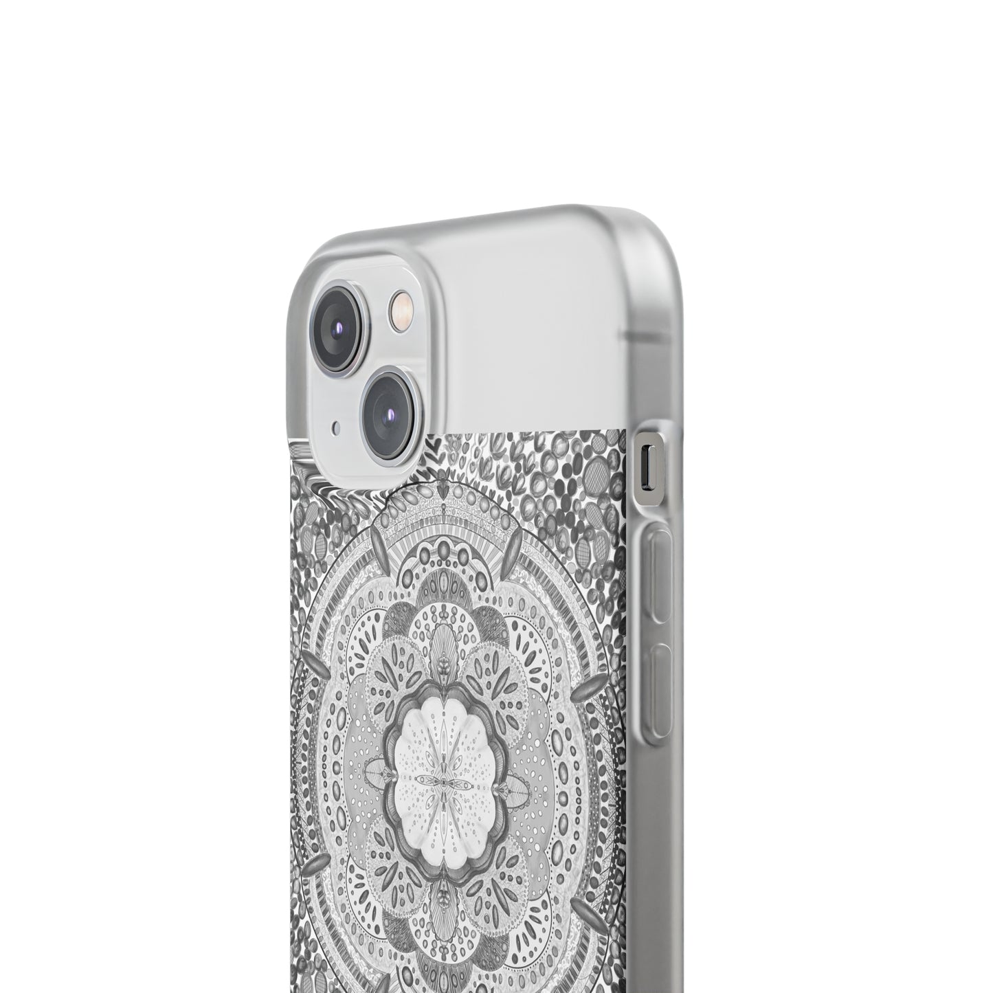 Wild Rose in Antique white Flexi Cases