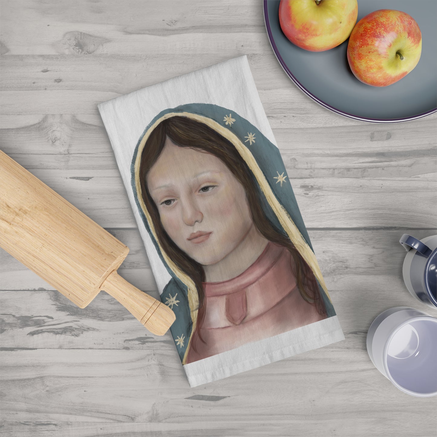 Our Lady  of Guadalupe Tea Towel