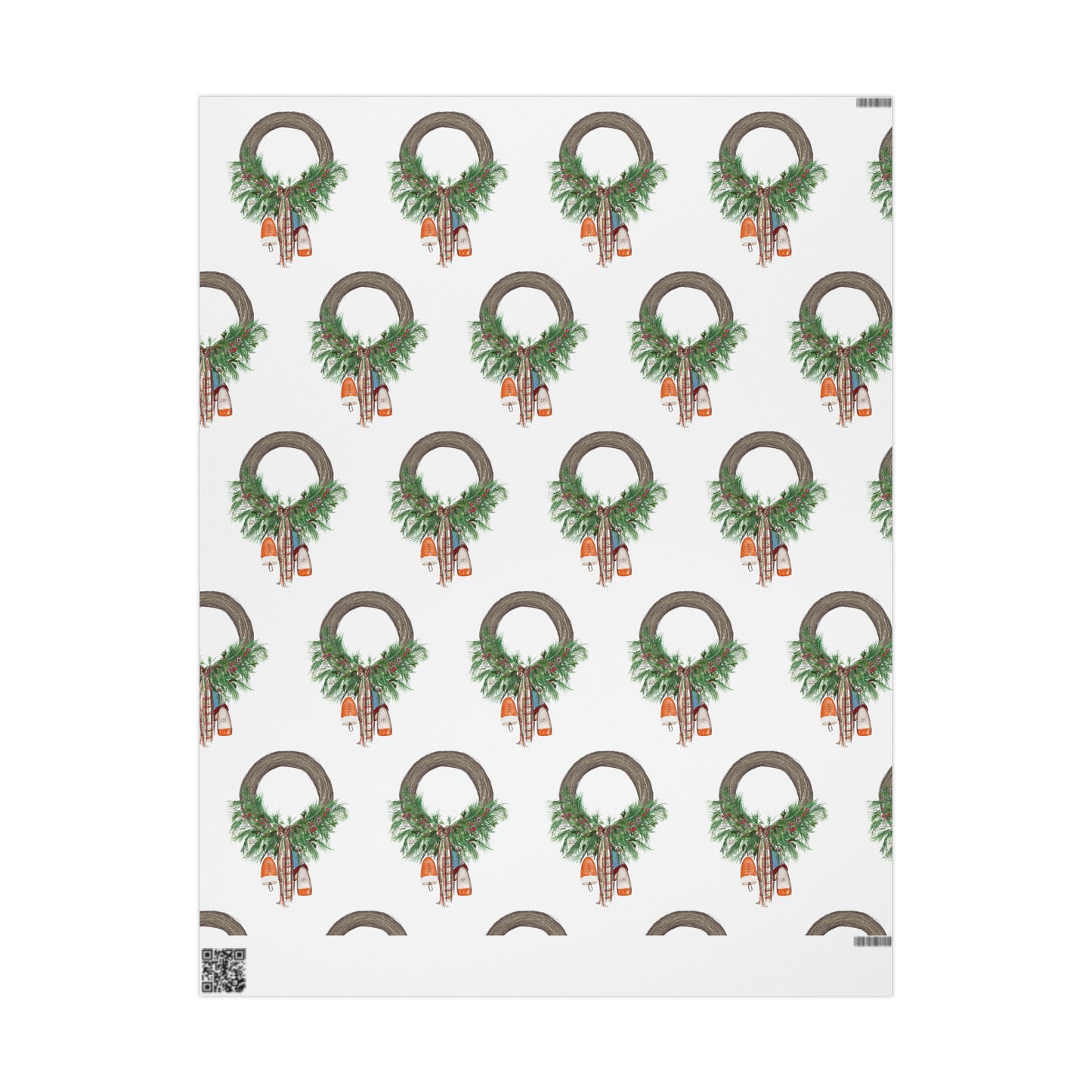 Coastal Christmas Buoy Wrapping Papers