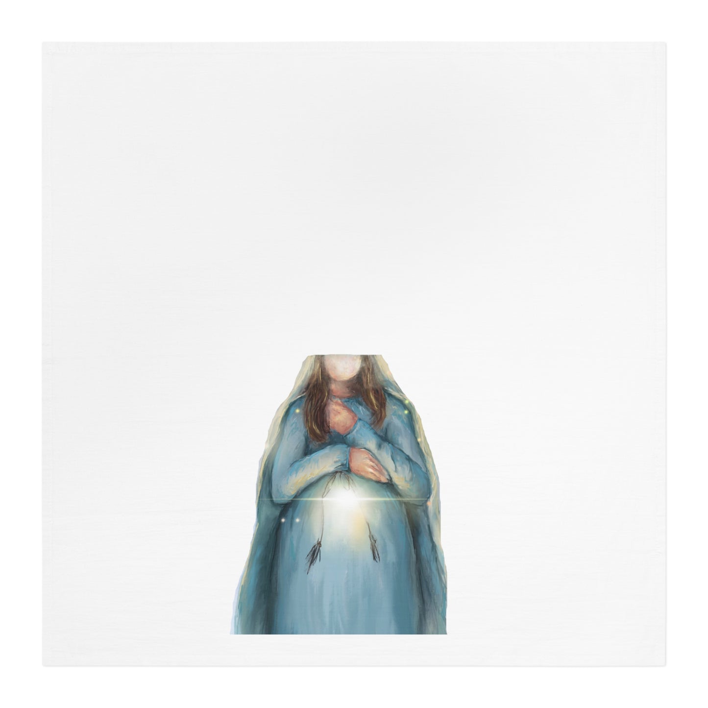 Threshold of Hope Pregnant Mary Tea Towel- cotton
