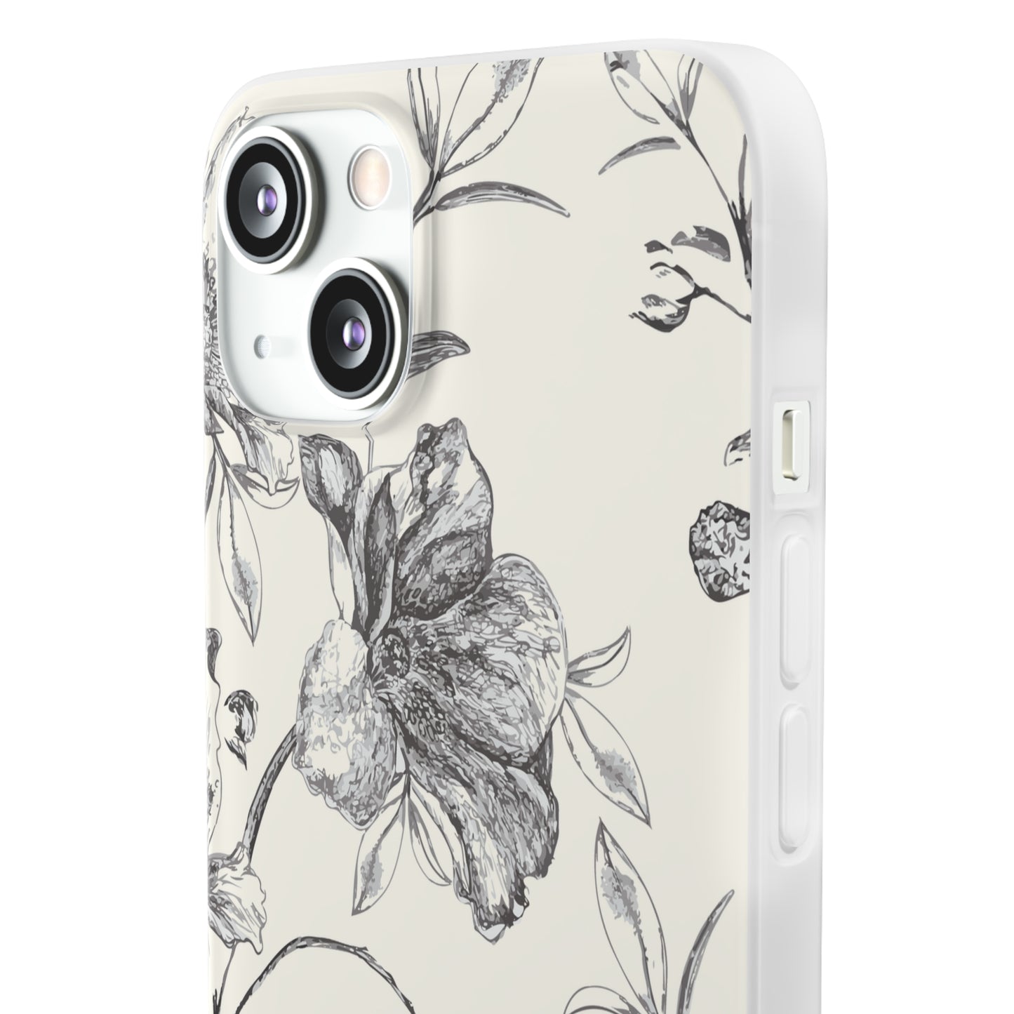 Wild Rose in Antique white Flexi Cases