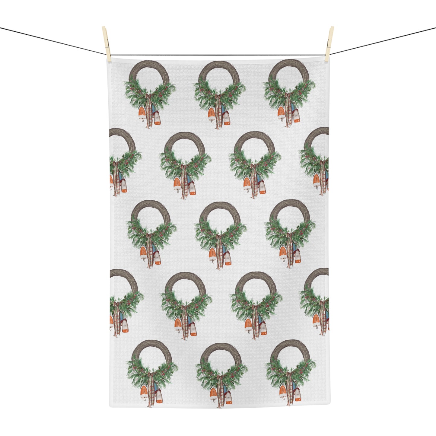 Christmas Buoy Soft Tea Towel