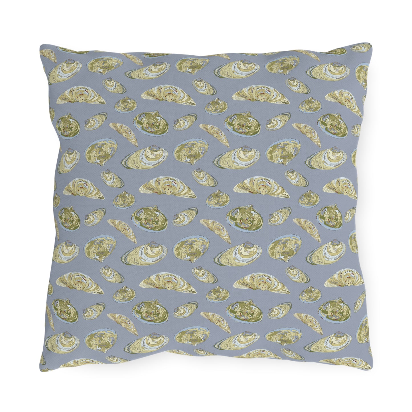 Clams on a Half Shell Outdoor Pillows