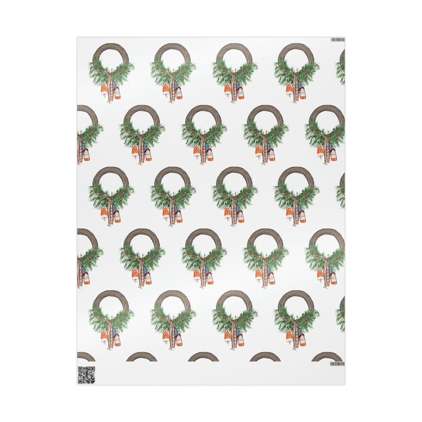 Coastal Christmas Buoy Wrapping Papers