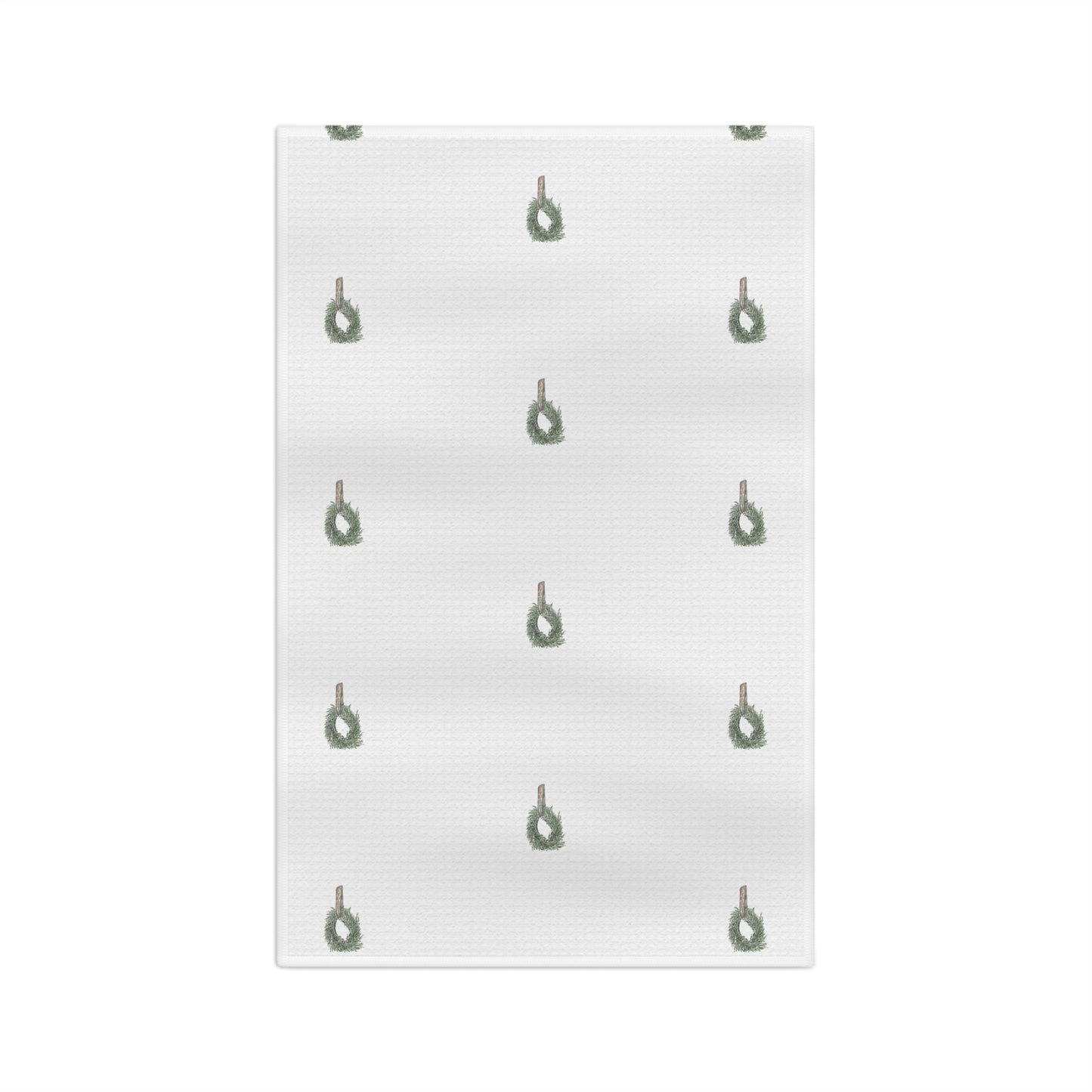 Christmas Wreath Soft Tea Towel