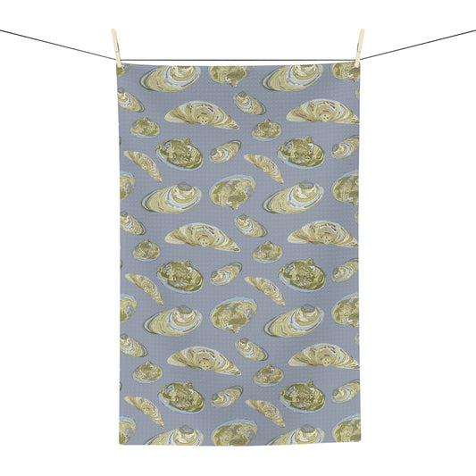 Clams on a Half Shell Soft Tea Towel