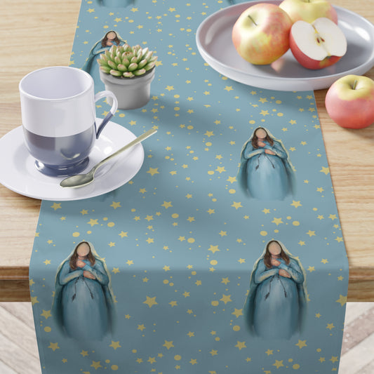 Christmas Threshold of Hope Mary Table Runner