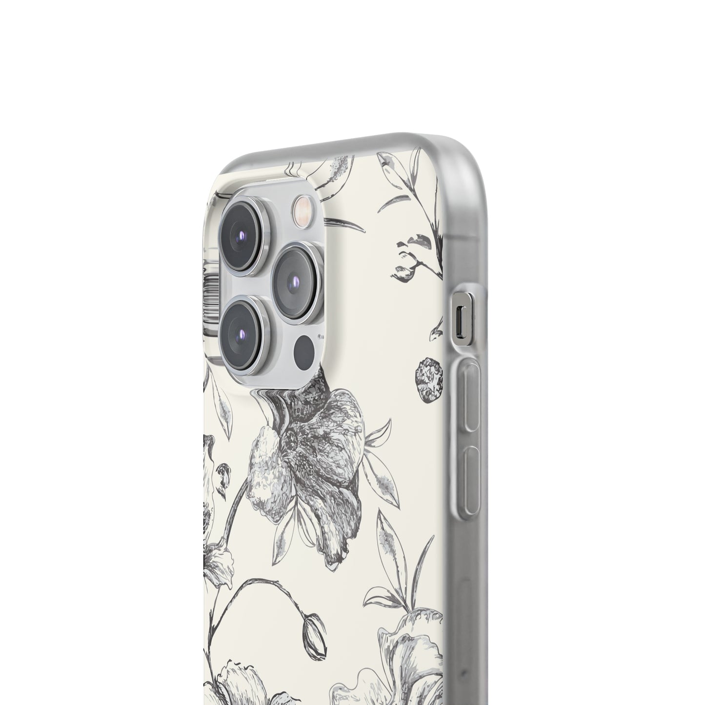 Wild Rose in Antique white Flexi Cases