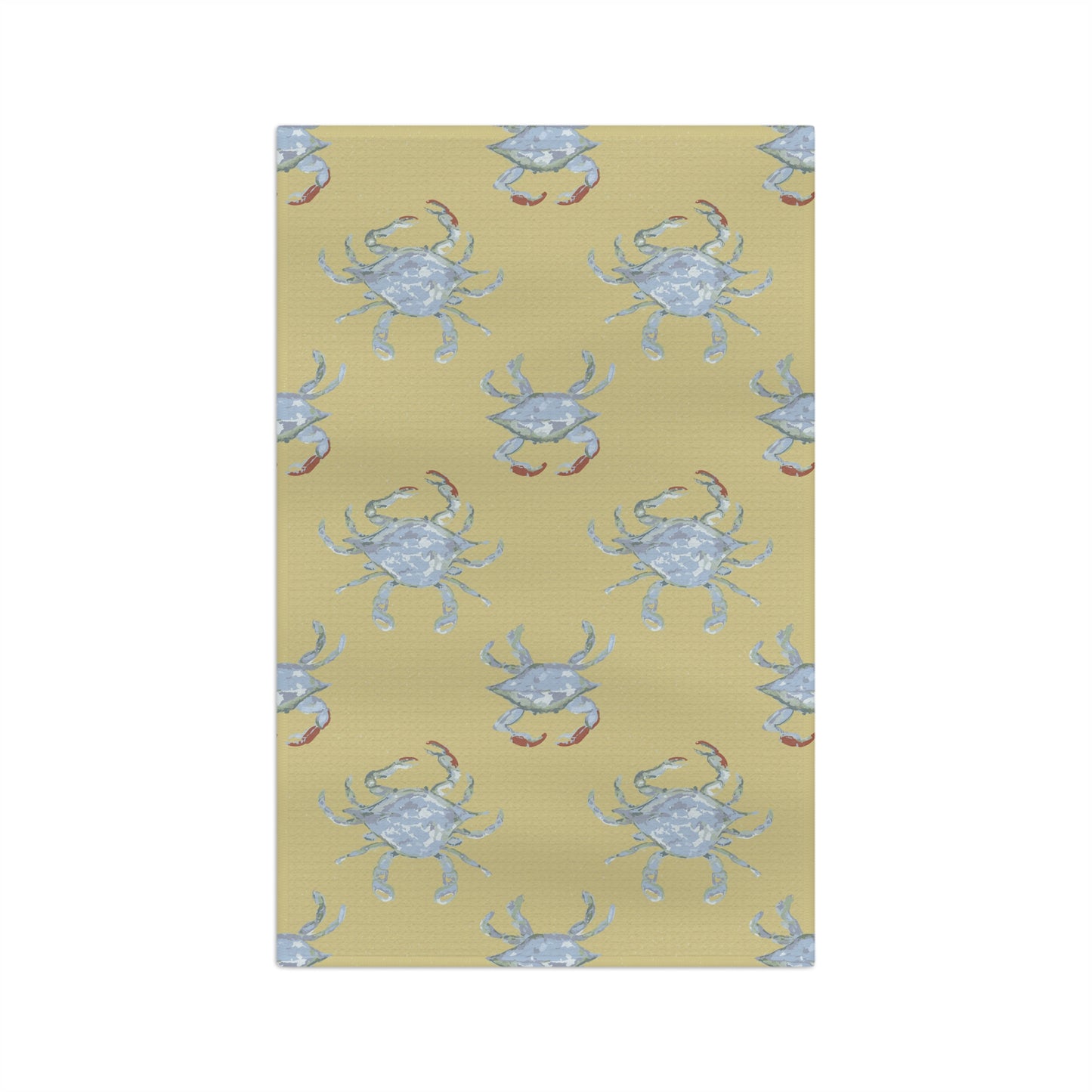 Yellow Crab Soft Tea Towel