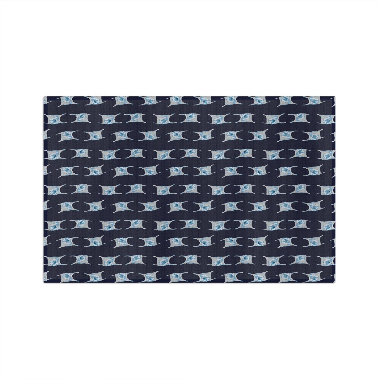 Navy Skate Pods Soft Tea Towel