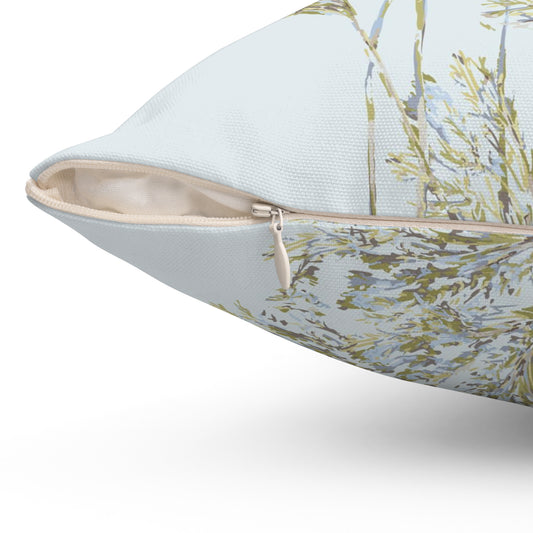 Witches Broom Spun Polyester Square Pillow