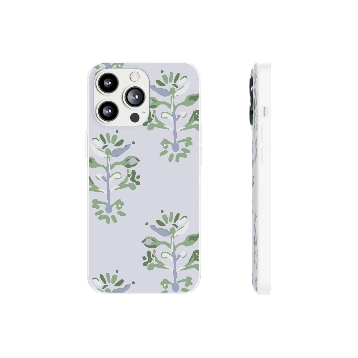 block print floral Flexi Cases