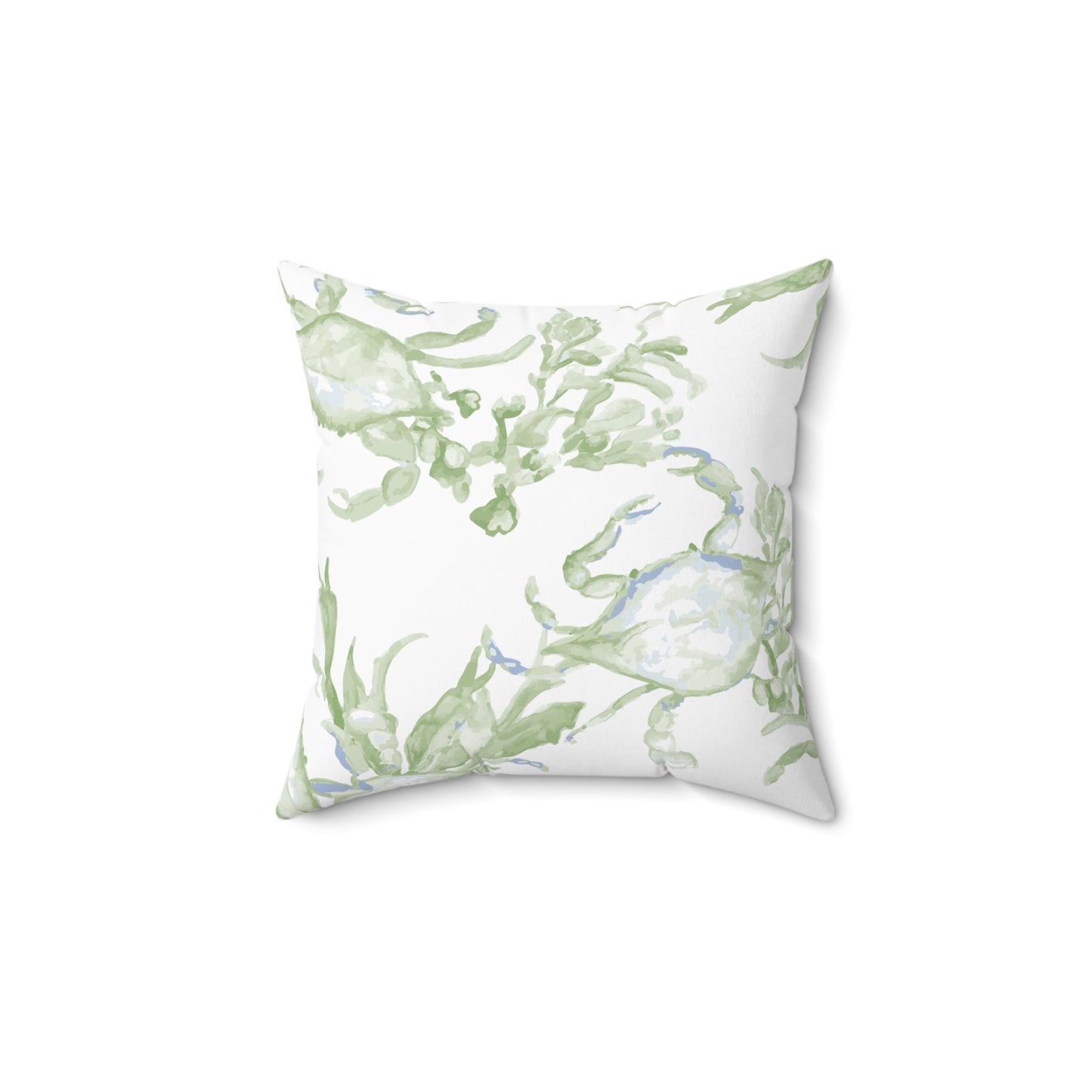 Coastal Crab Spun Polyester Square Pillow