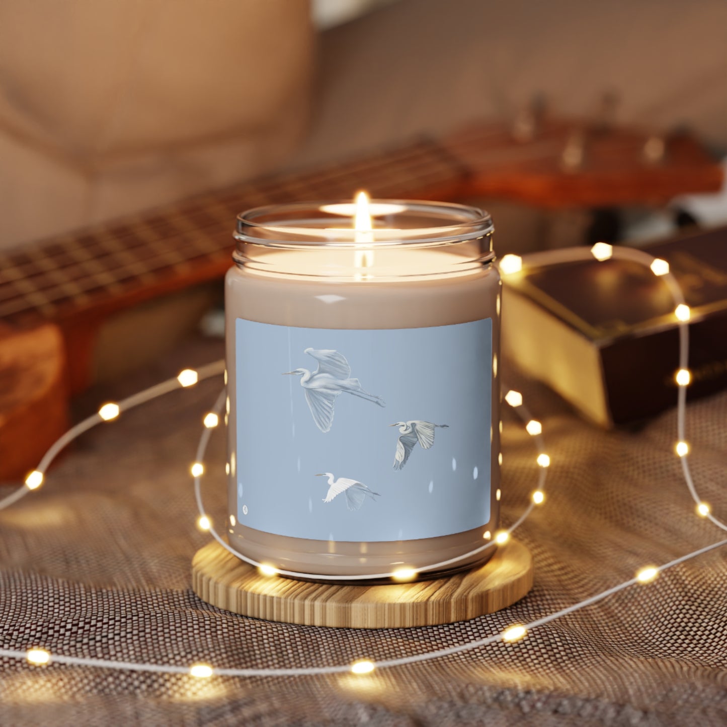 Flying Egret Scented Soy Candle, 9oz