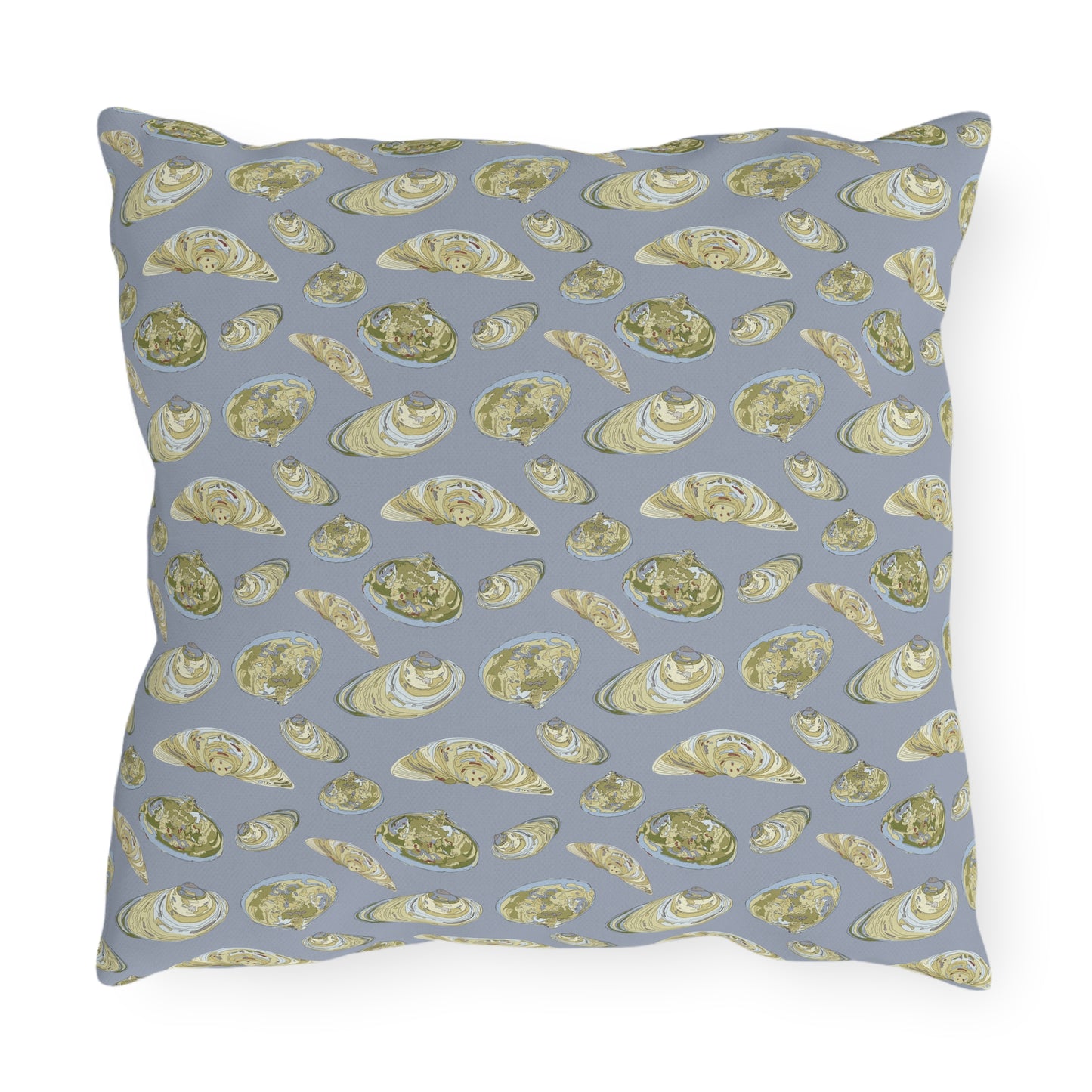 Clams on a Half Shell Outdoor Pillows