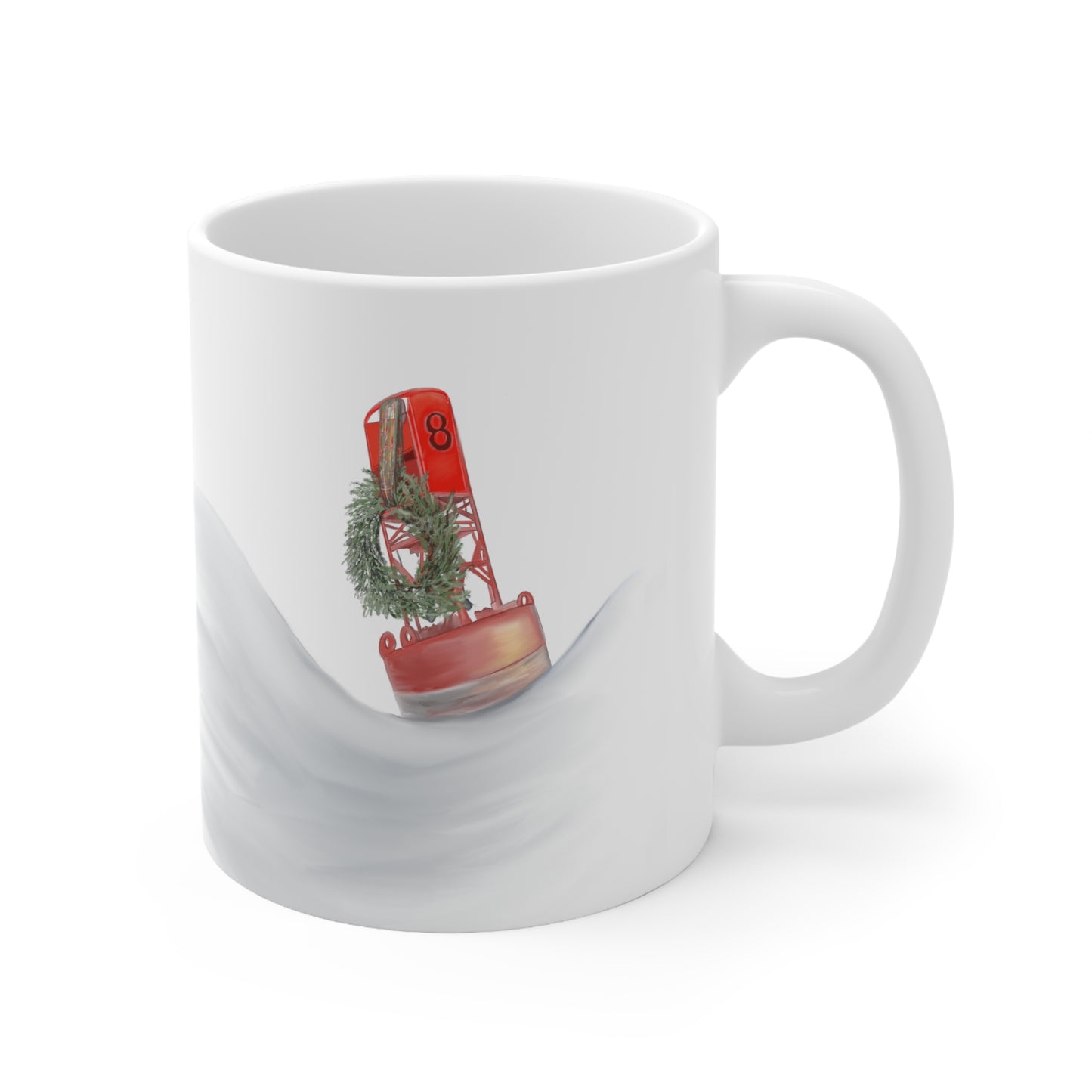 Buoy at Sea Ceramic Mug 11oz