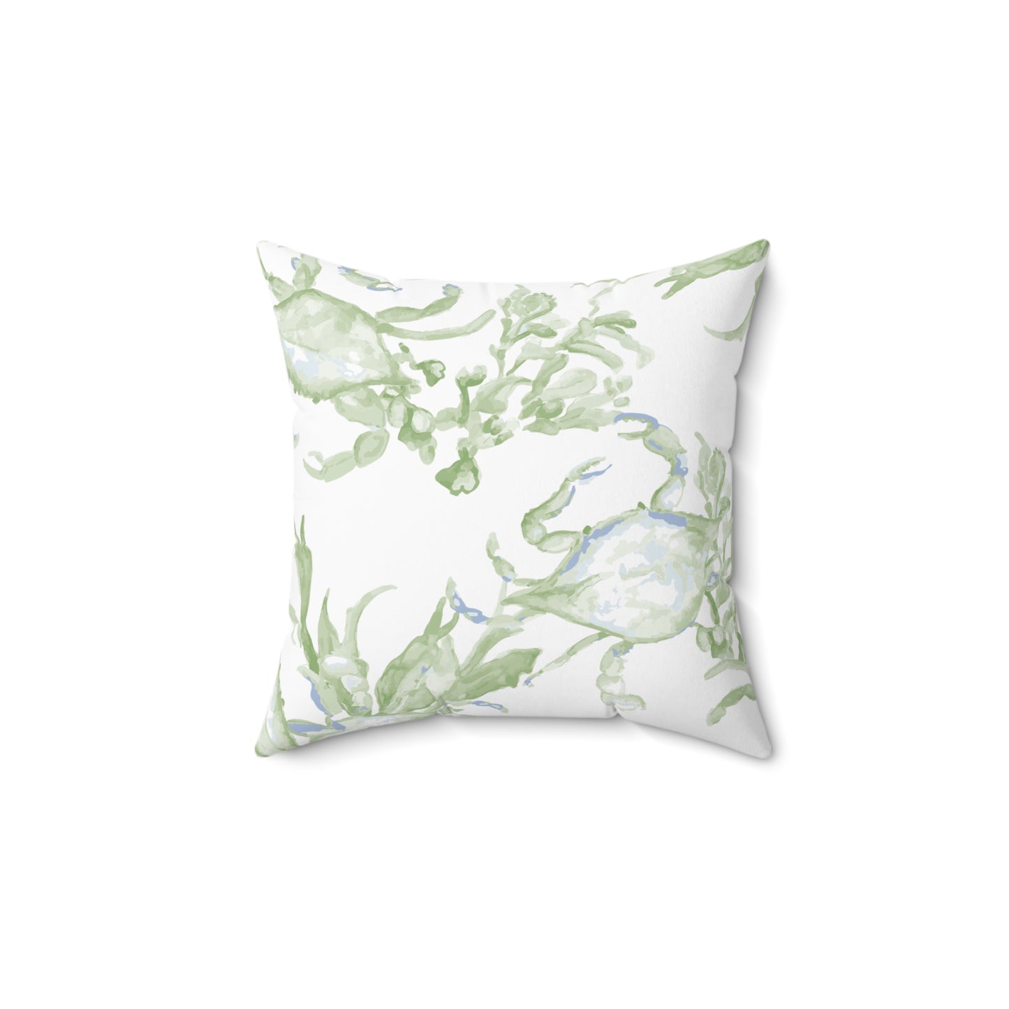 Coastal Crab Spun Polyester Square Pillow