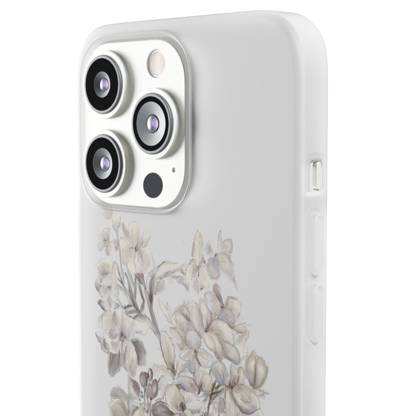 Soft white Lilac Flexi Cases