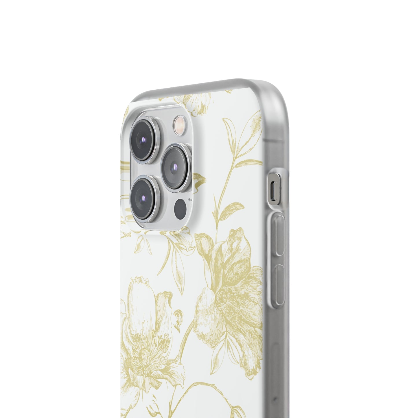 Wild Rose in Gold Flexi Cases