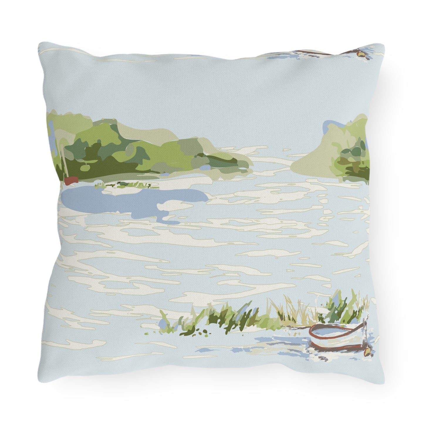 Row Row Your Boat Outdoor Pillows