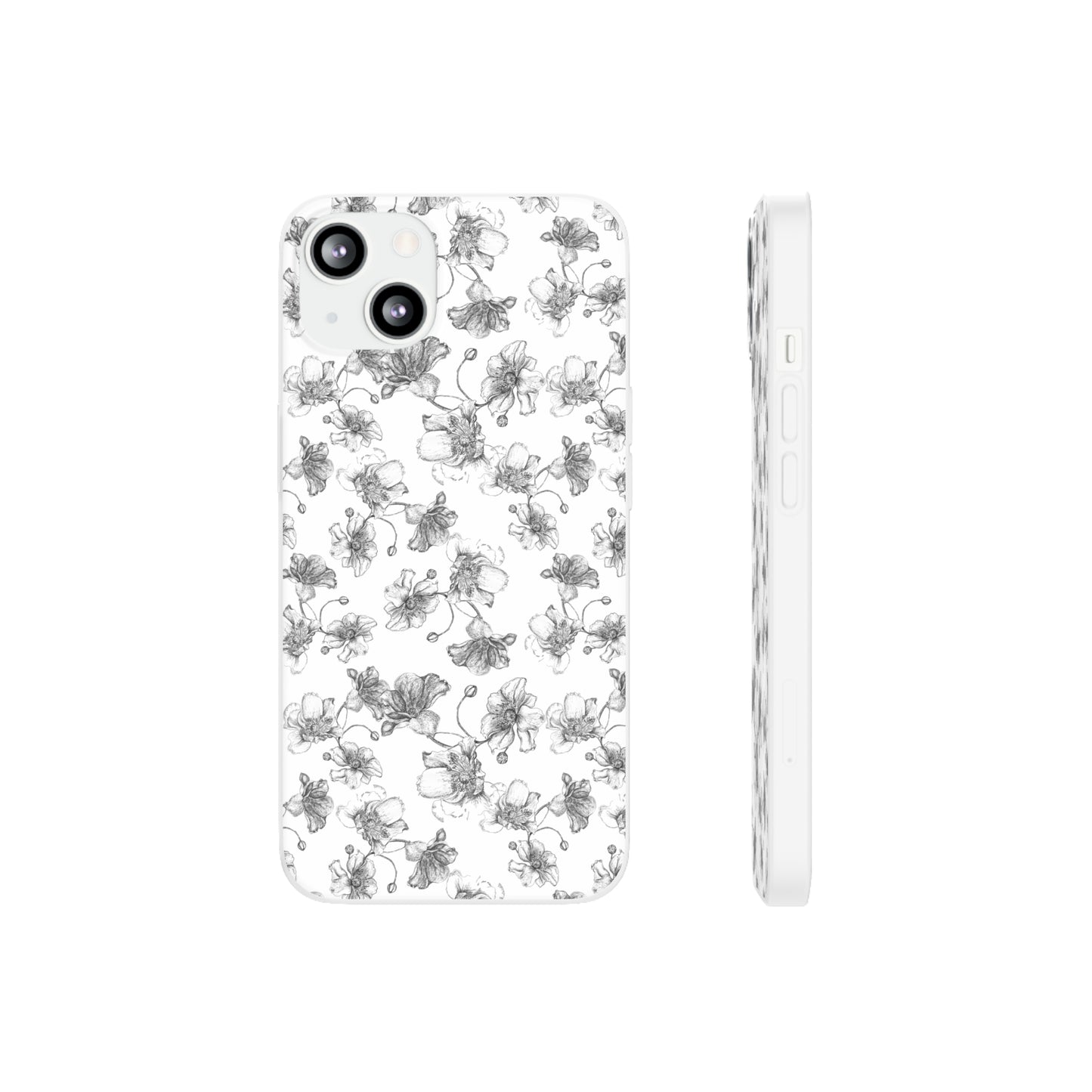 Small Wild Roses Flexi Cases