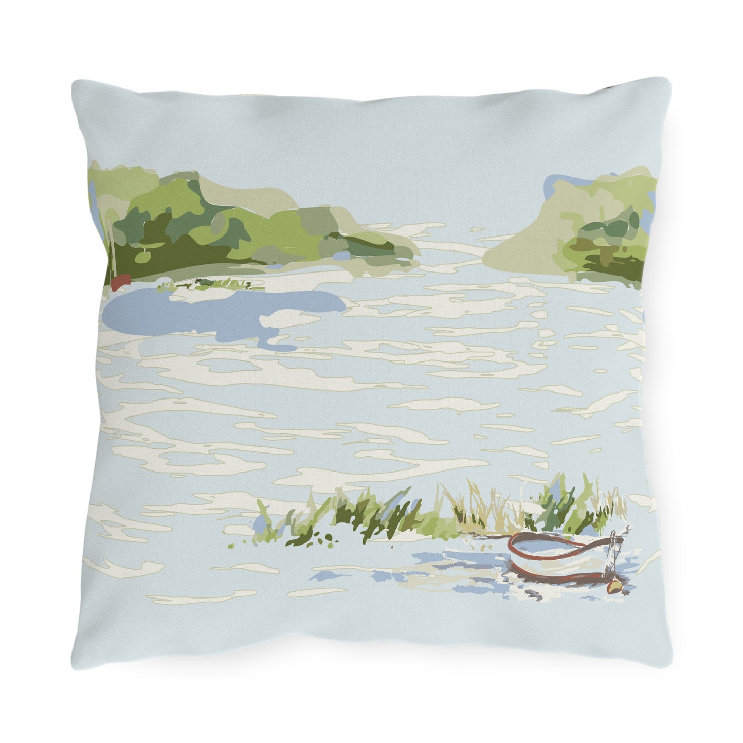Row Row Your Boat Outdoor Pillows