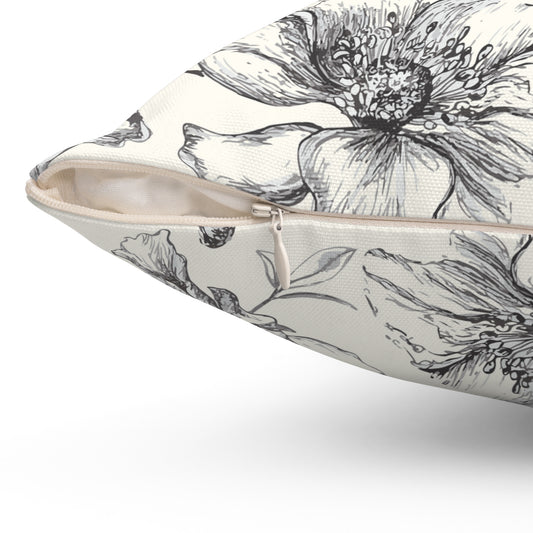 Spun Polyester Square Pillow