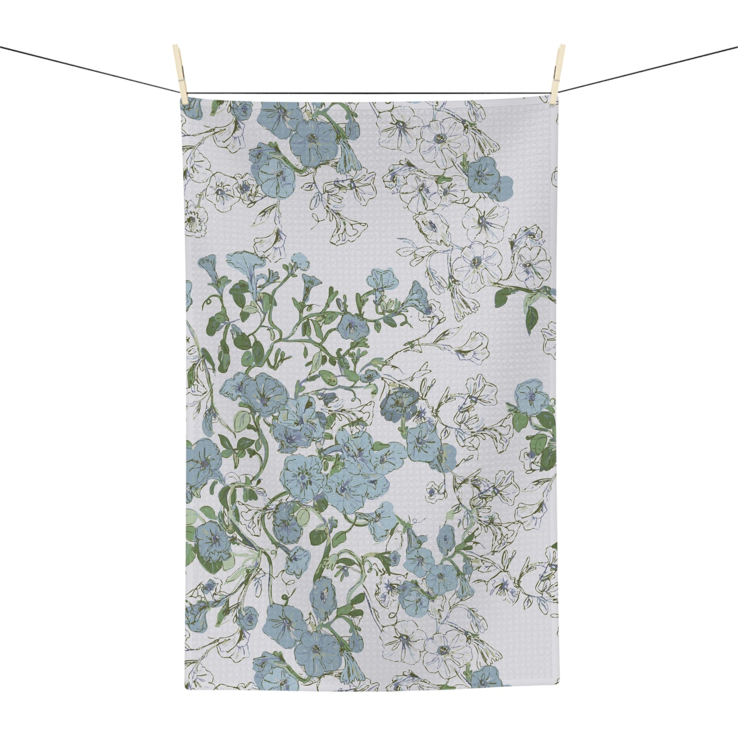Hanging Basket Soft Tea Towel