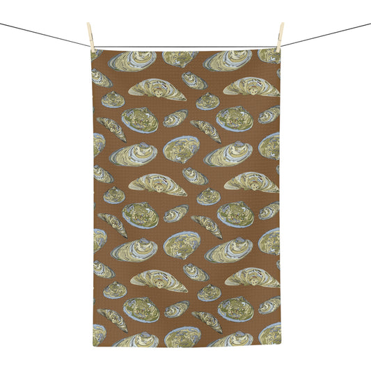 Red Clams Soft Tea Towel