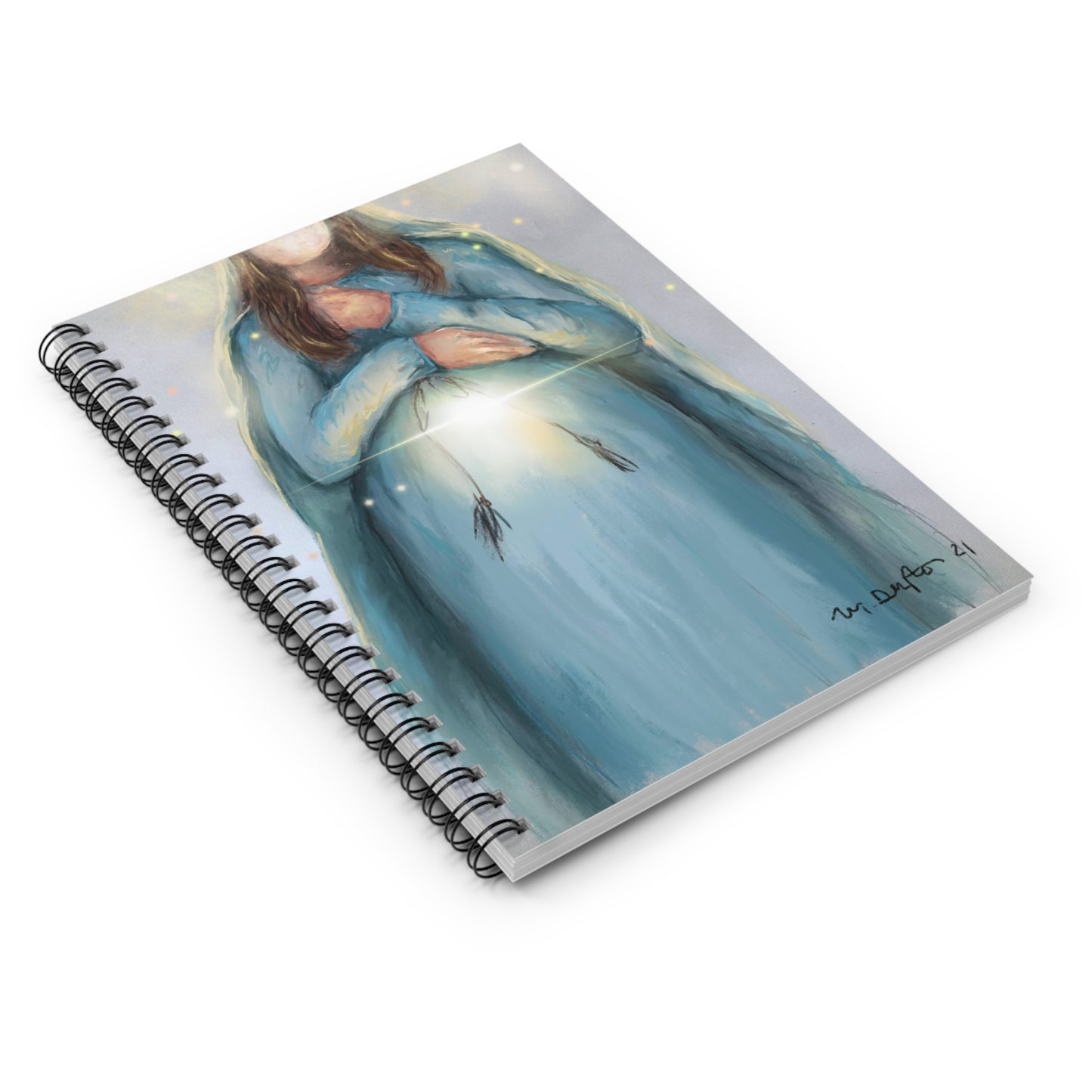 Threshold of Hope advent/christmas Spiral Notebook - Ruled Line