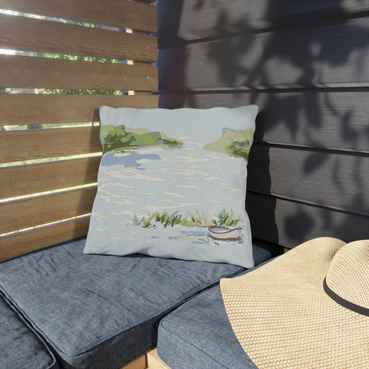 Row Row Your Boat Outdoor Pillows
