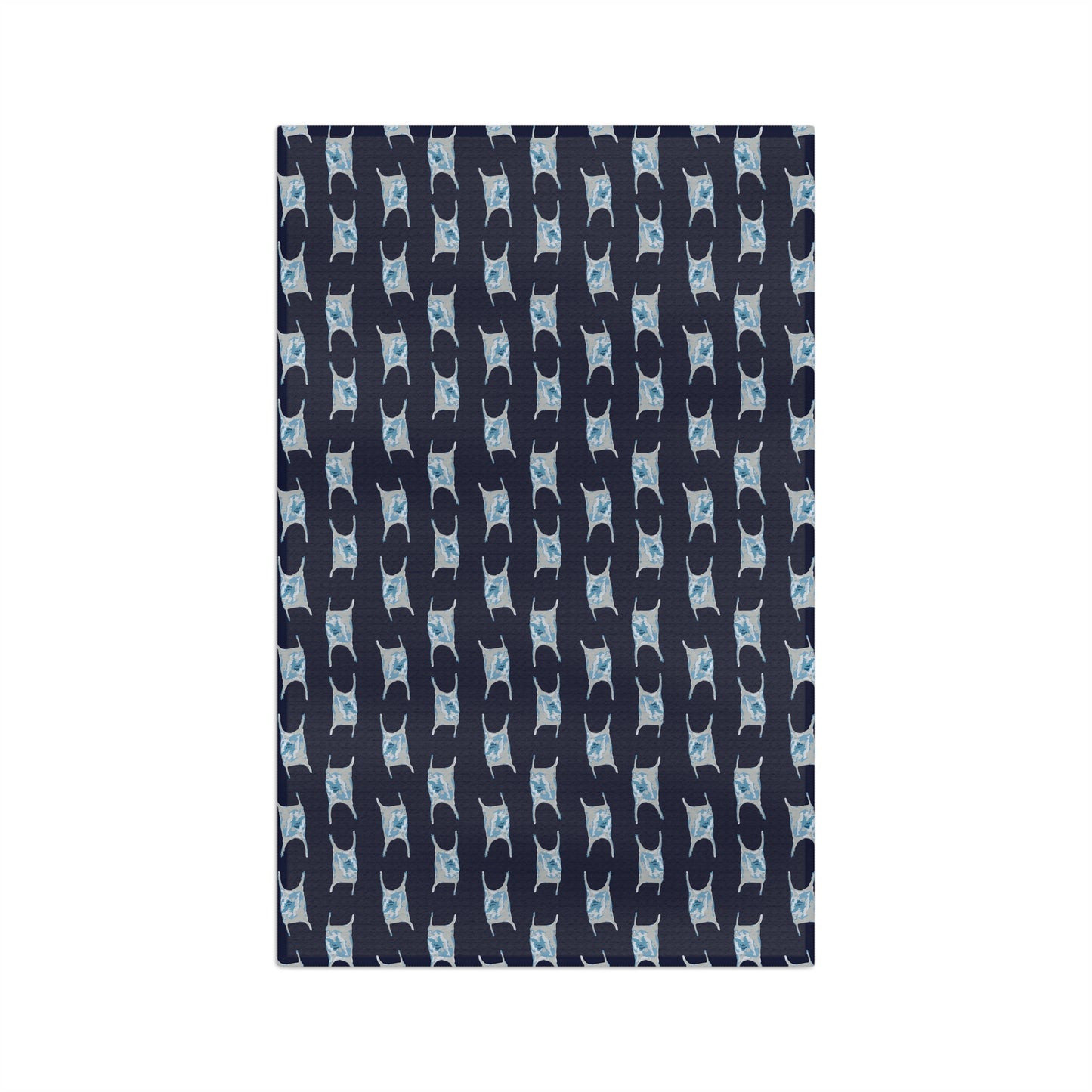 Navy Skate Pods Soft Tea Towel