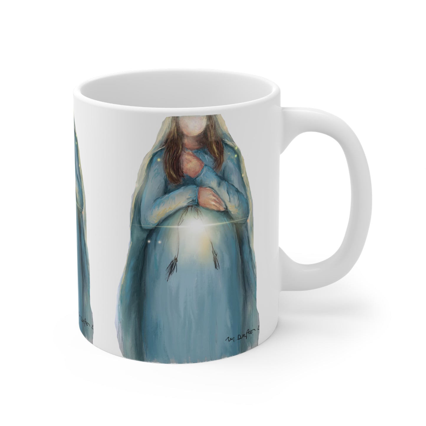 Threshold of Hope Advent/Christmas Mary Ceramic Mug 11oz