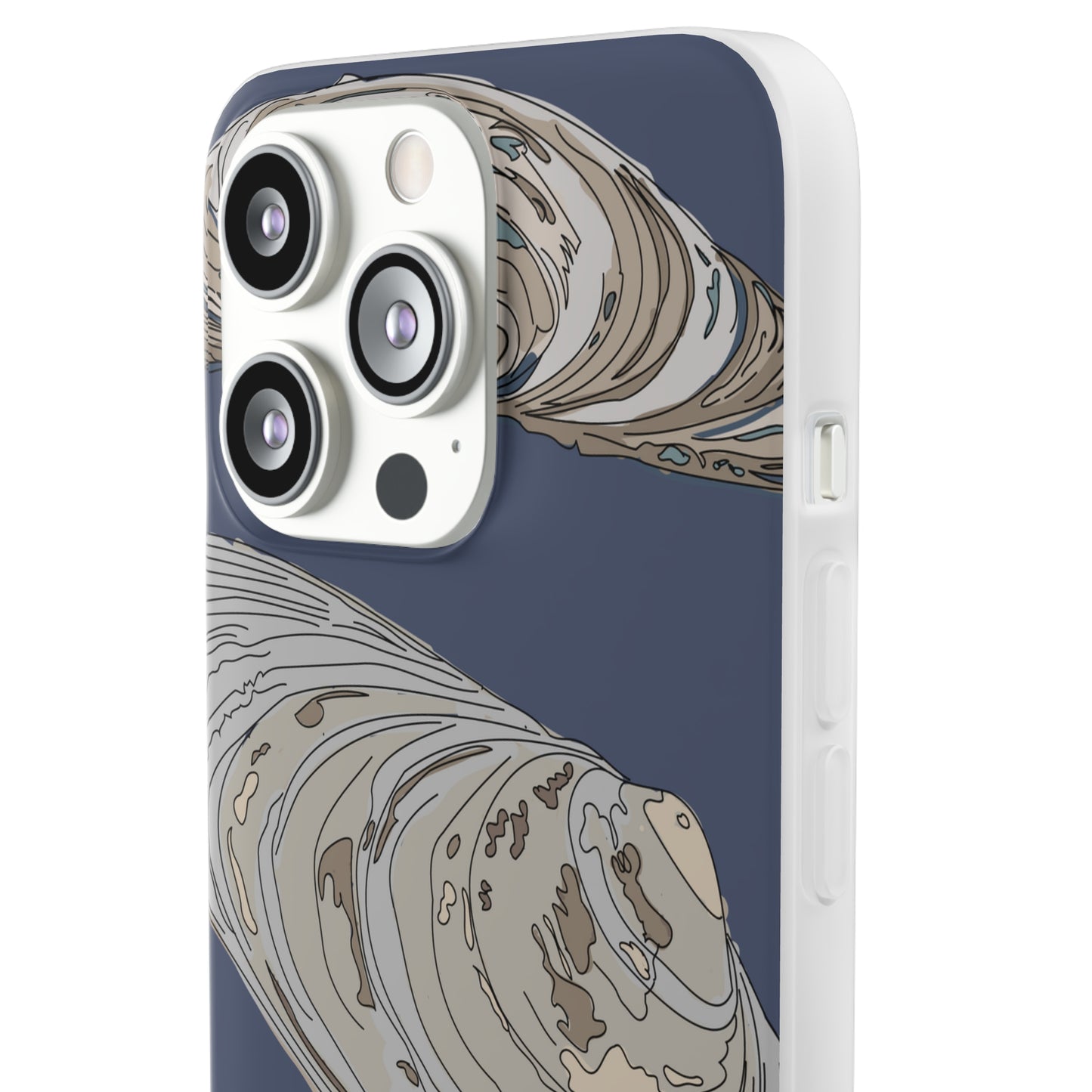 Clams in Blue Flexi Cases