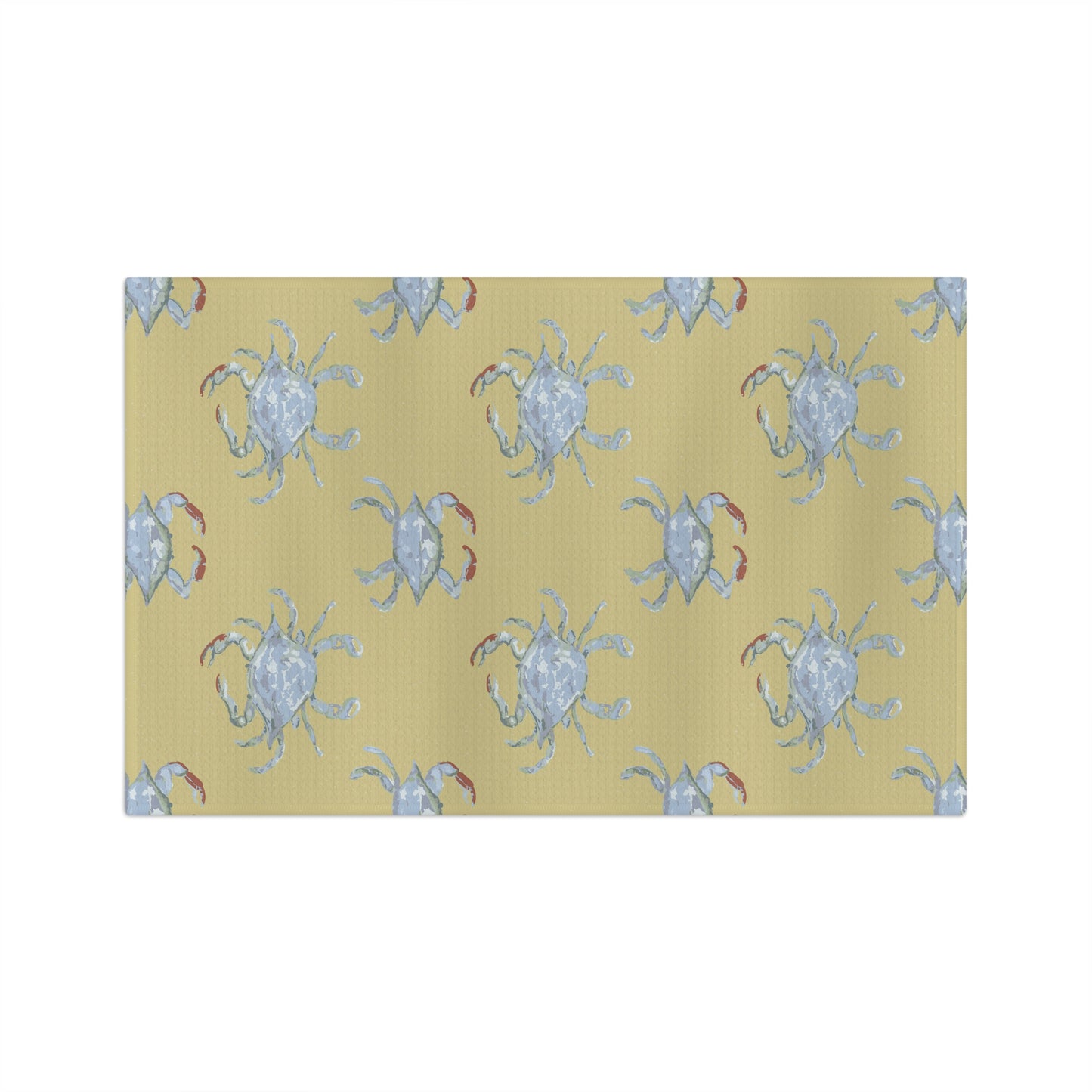 Yellow Crab Soft Tea Towel