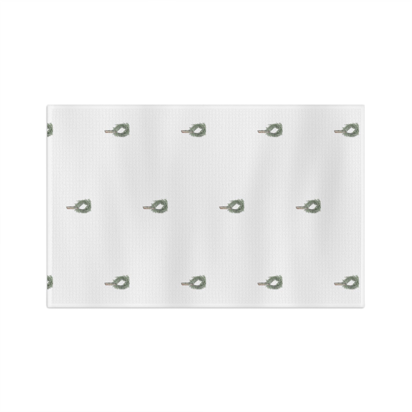 Christmas Wreath Soft Tea Towel